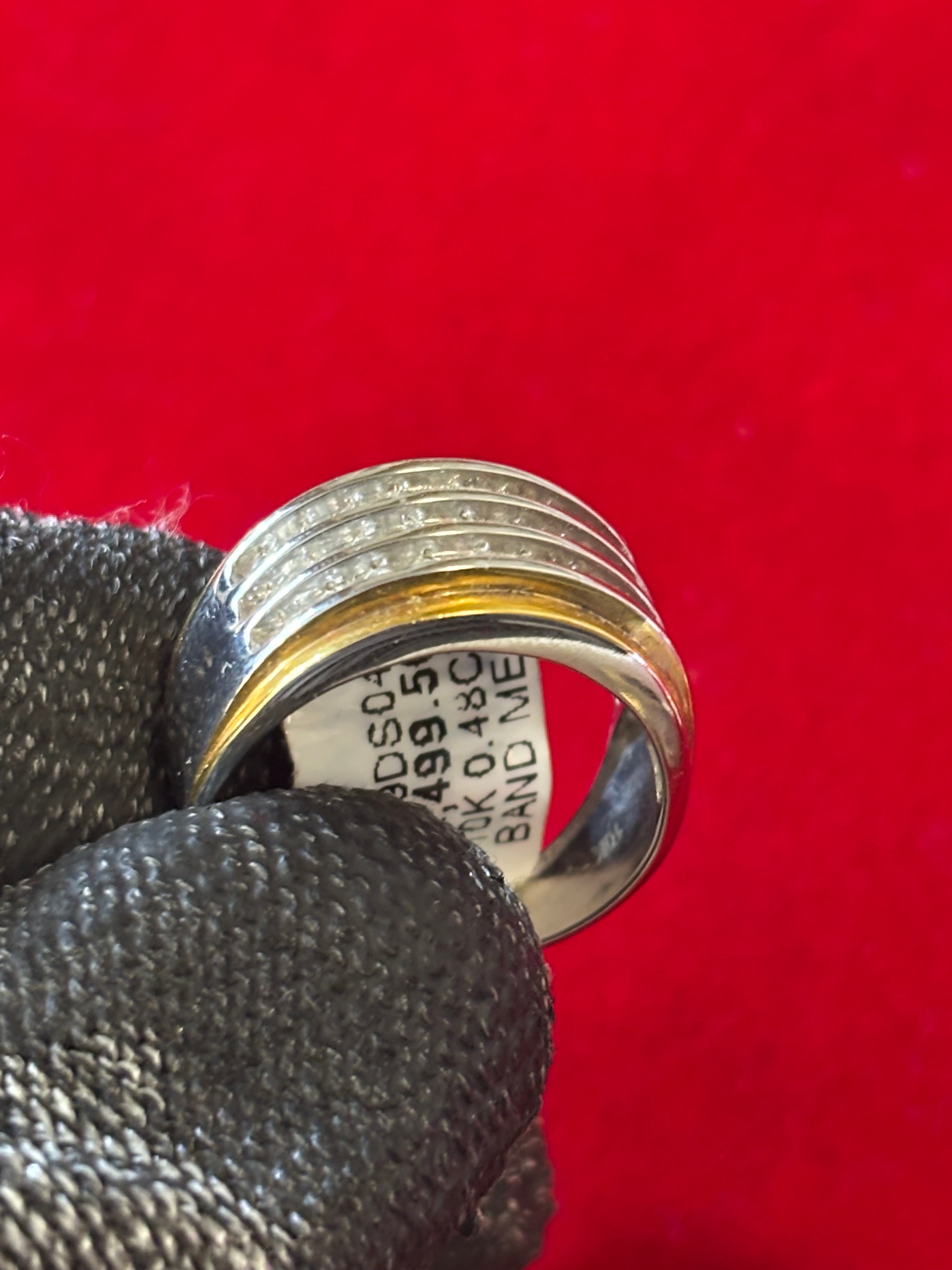 10KT Gold & Diamond 0.48 CTW