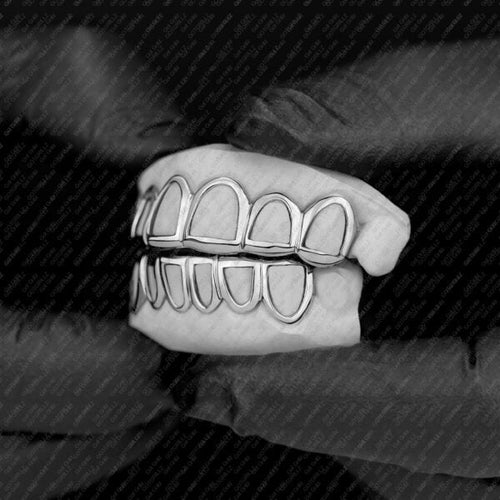 925 Sterling Silver Open Face Custom Grillz
