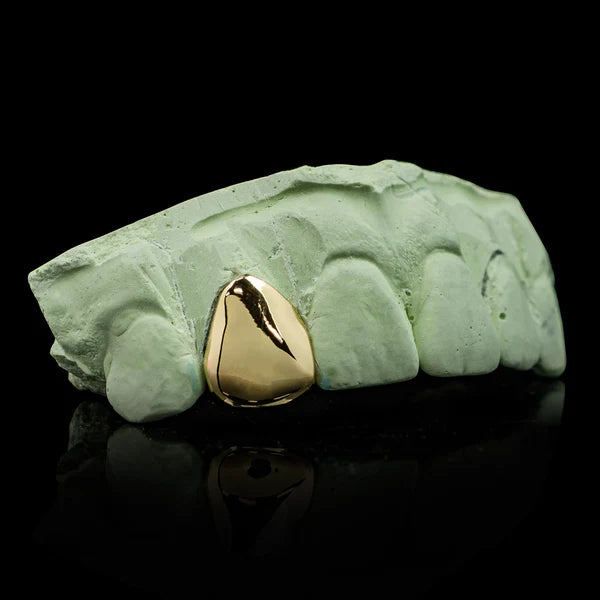 SOLID GOLD SINGLE TOOTH GRILLZ